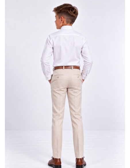 Costume Enfant Beige de Cérémonie | Hugo