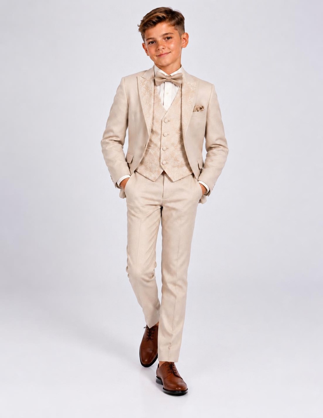 Costume Enfant Beige de Cérémonie