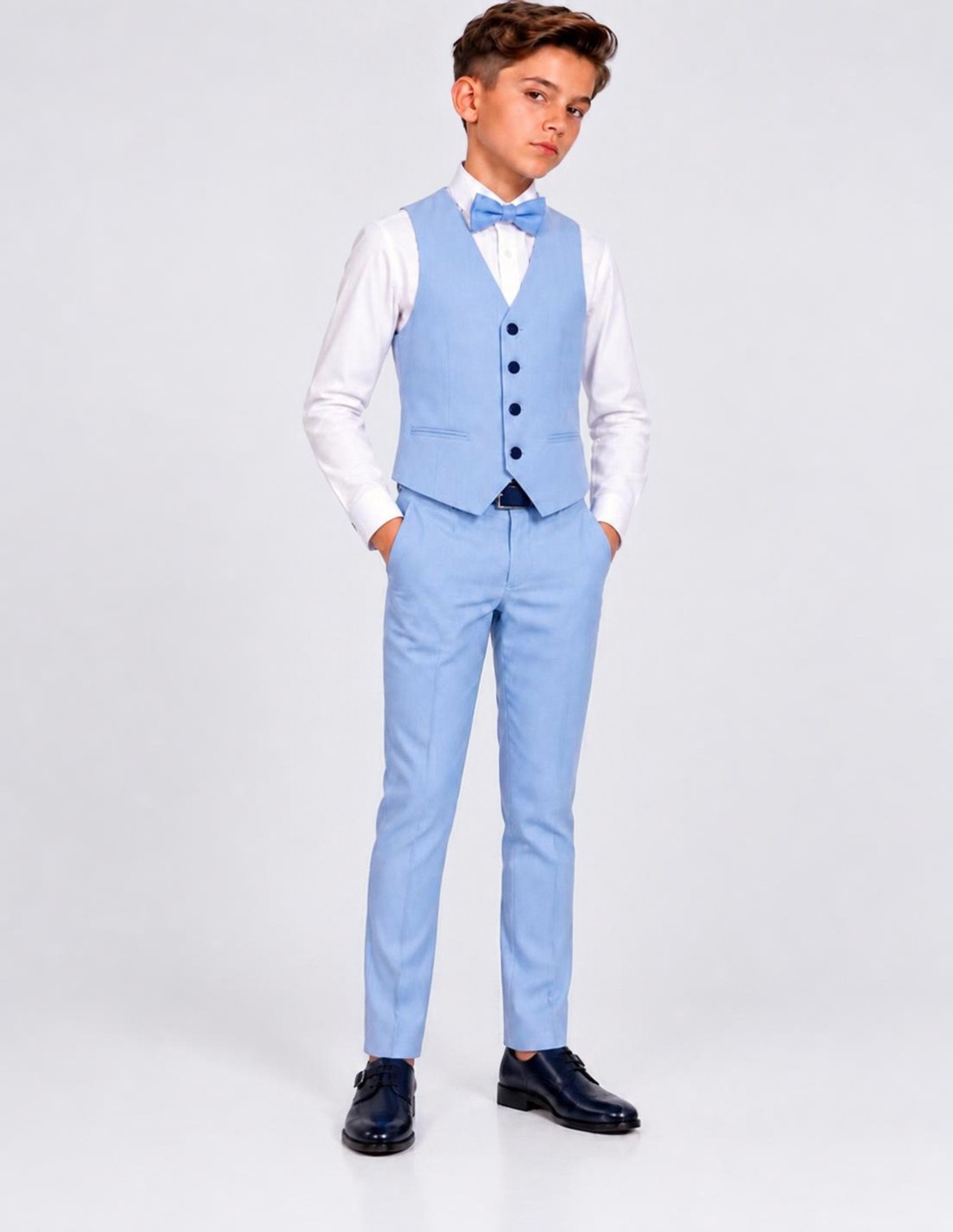 Costume Enfant Bleu ciel de Mariage 2