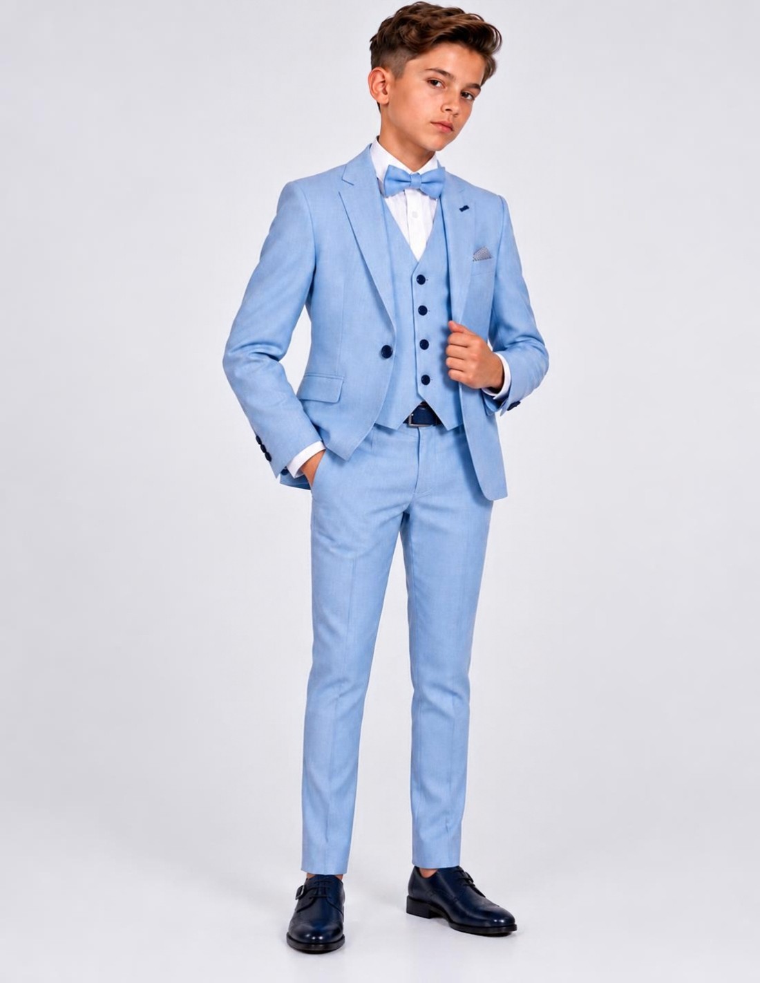 Costume Enfant Bleu ciel de Mariage
