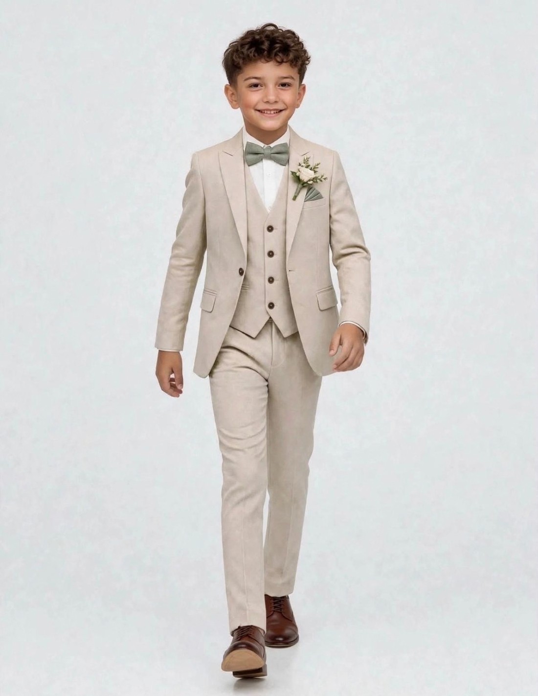 Costume Enfant Beige de Mariage