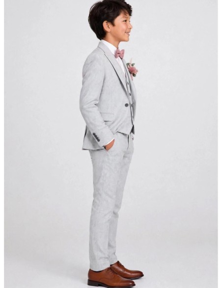 Costume Enfant Gris Clair de Cérémonie