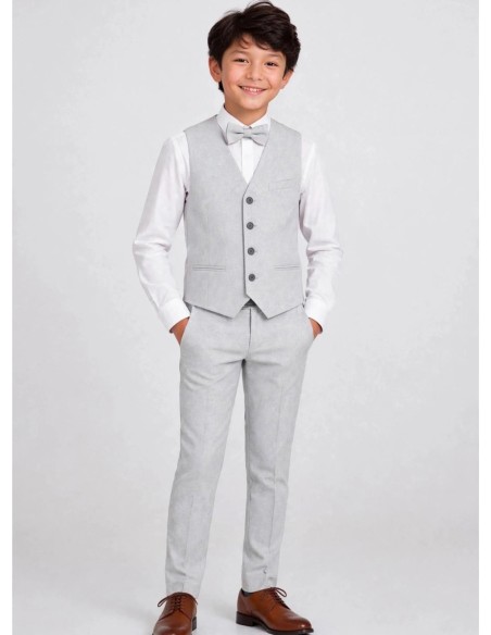 Costume Enfant Gris Clair de Cérémonie