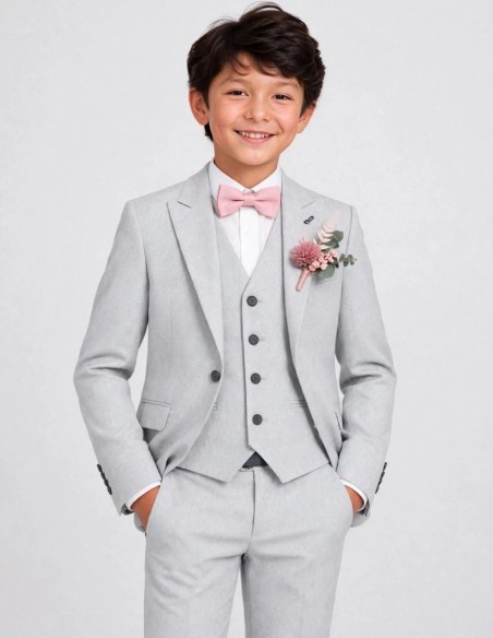 Costume Enfant Gris Clair de Cérémonie