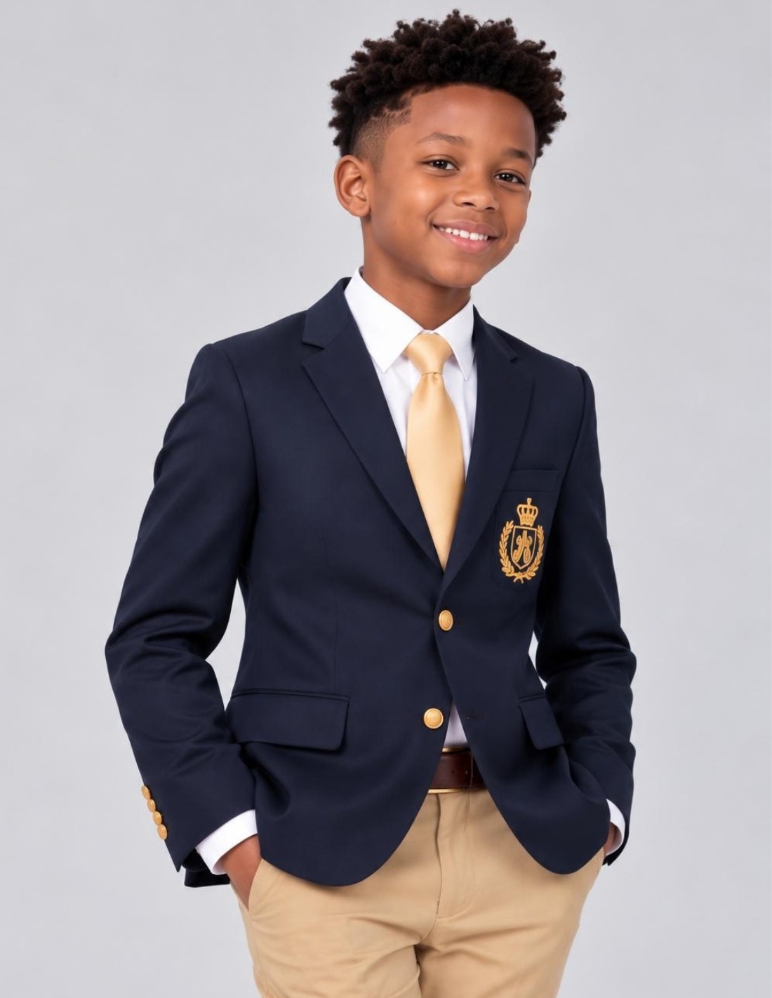 Veste de Costume Enfant Bleu Marine 2