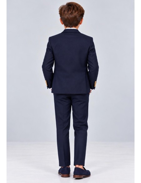 Costume Enfant Bleu Marine - Blazer et Pantalon | William