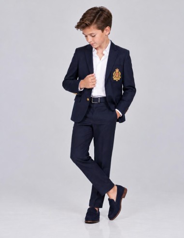 Costume Enfant Bleu Marine Cérémonie