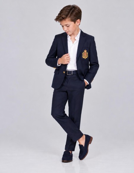 Costume Enfant Bleu Marine Cérémonie
