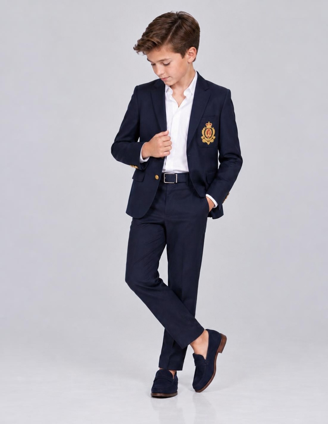 Costume Enfant Bleu Marine Cérémonie