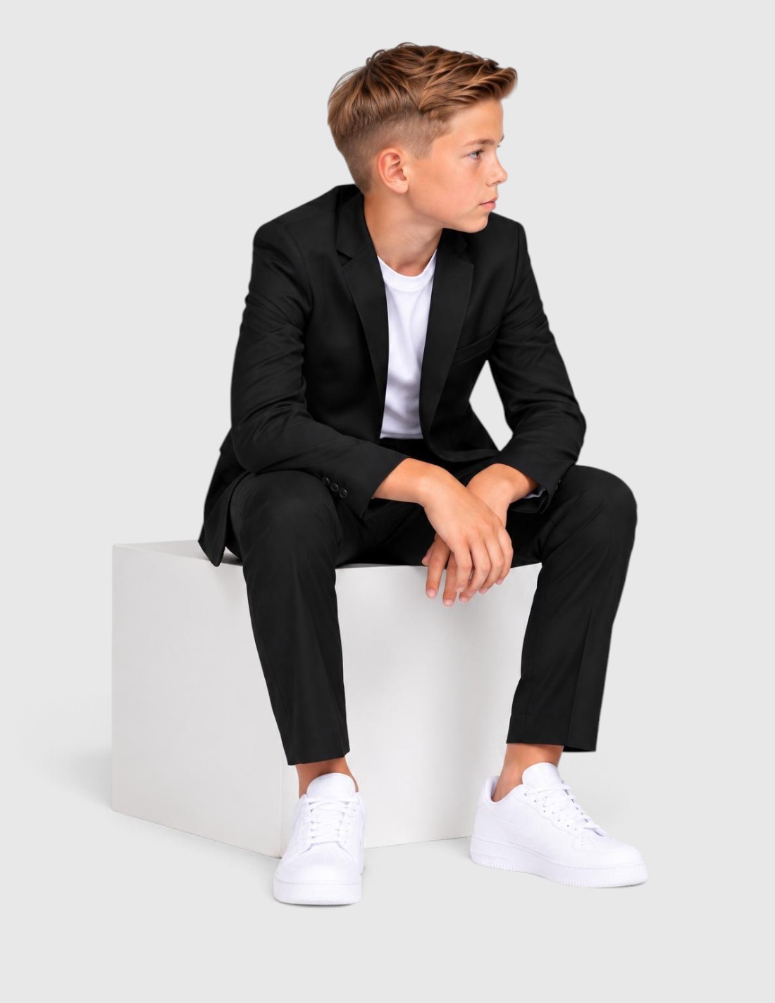 Costume Enfant Noir pour Mariage 2
