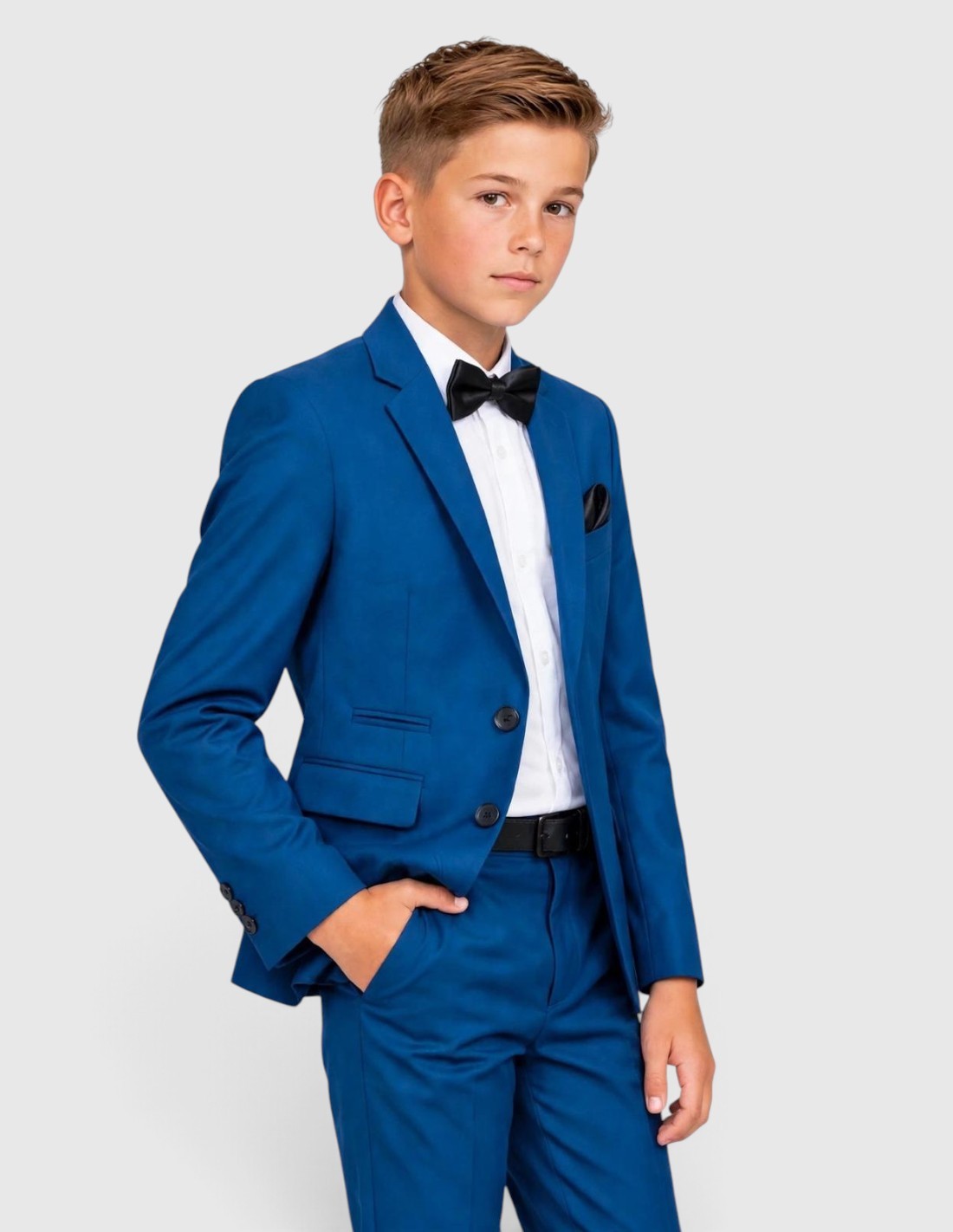Costume Enfant de Mariage bleu indigo