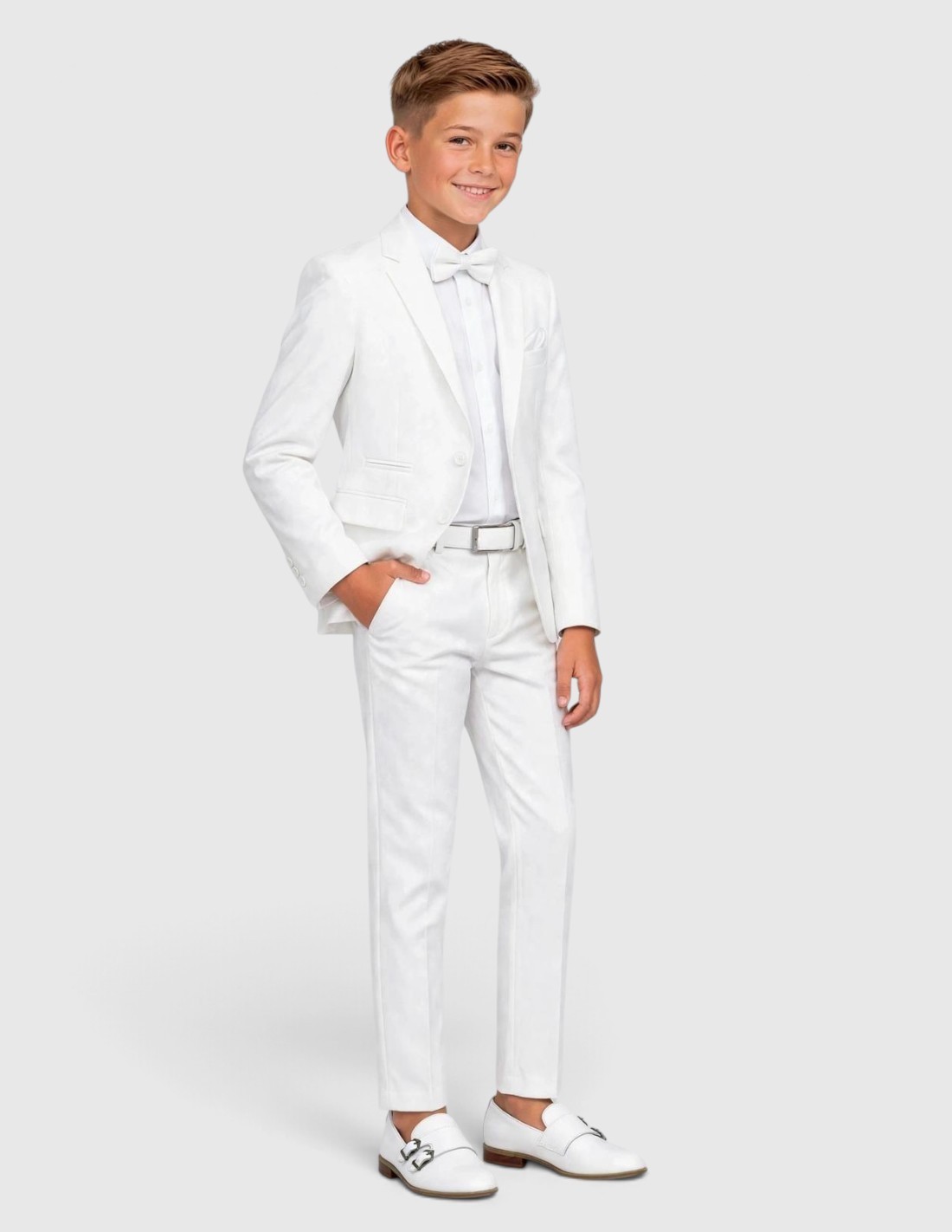 Costume Enfant de Communion Blanc 2