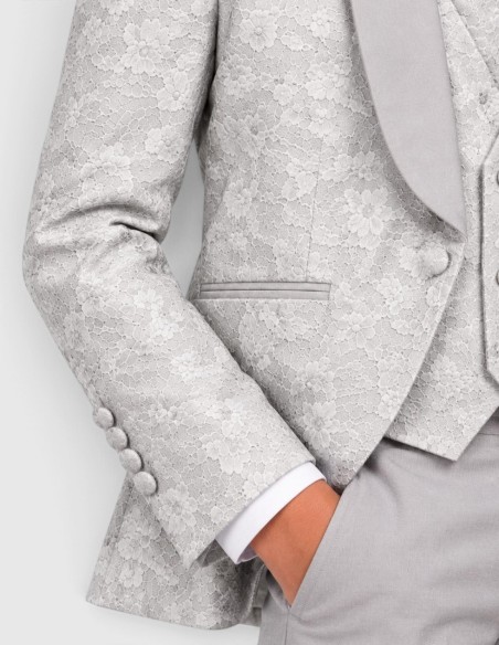 Costume Enfant de Mariage Gris | Benoît