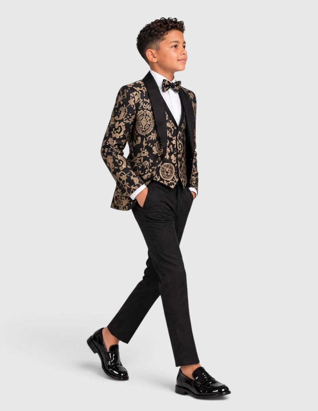 Costume Enfant de Mariage Doré