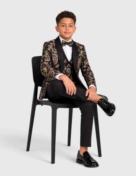 Costume Enfant de Mariage Doré