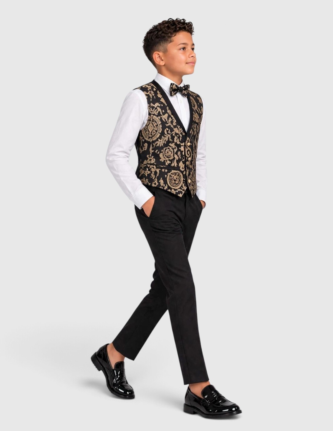 Costume Enfant de Mariage Doré 2