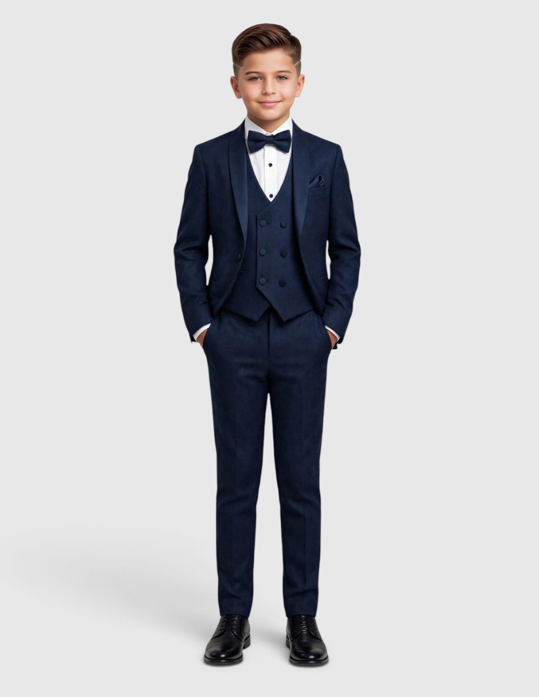 Costume Enfant de Mariage bleu marine