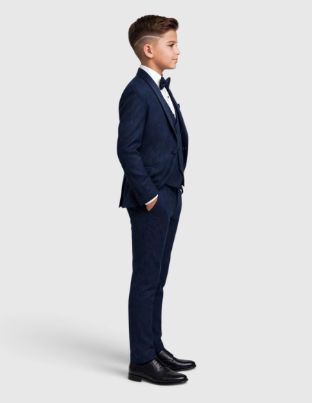 Costume Enfant de Mariage bleu marine