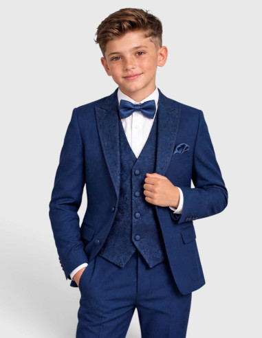 Costume Garçon de Cérémonie bleu roi