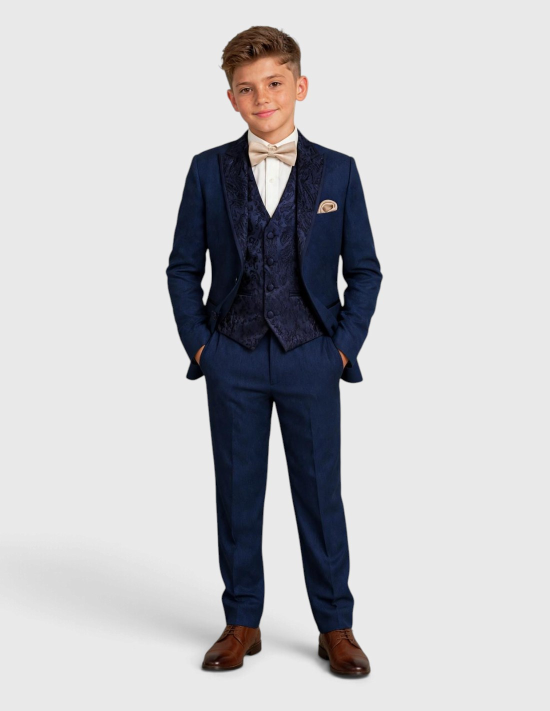Costume Enfant Bleu Marine de Cérémonie 2