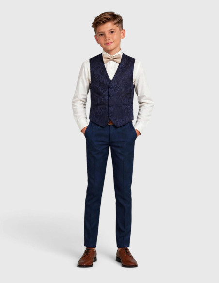 Costume Enfant Bleu Marine de Cérémonie