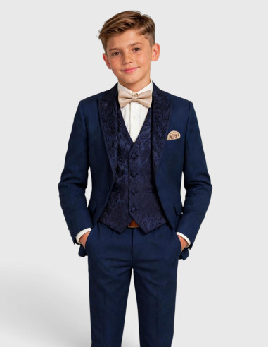 Costume Enfant Bleu Marine de Cérémonie