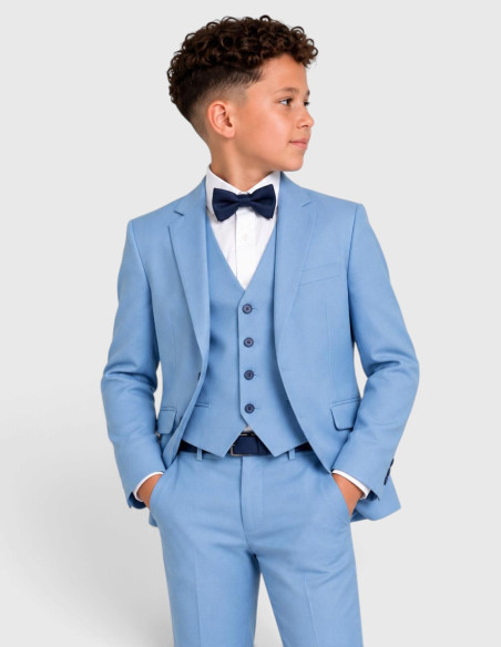 Costume Enfant Bleu ciel de Mariage