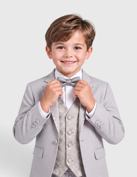 Costume Enfant Gris de Mariage | Steve