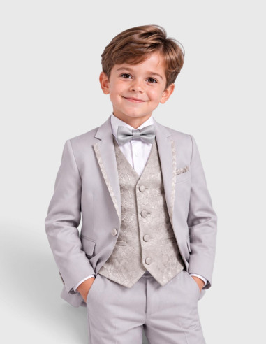 Costume Enfant Gris de Mariage
