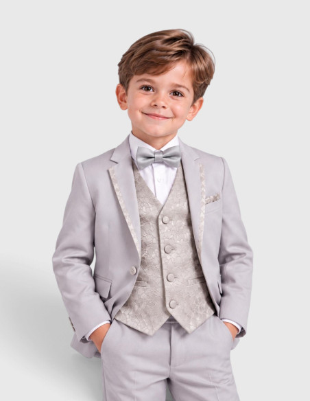 Costume Enfant Gris de Mariage