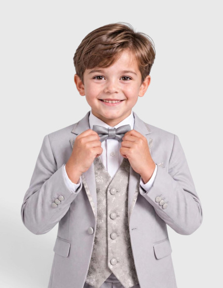 Costume Enfant Gris de Mariage
