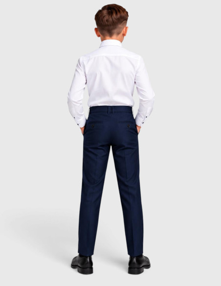 Pantalon de Costume Enfant Bleu Marine