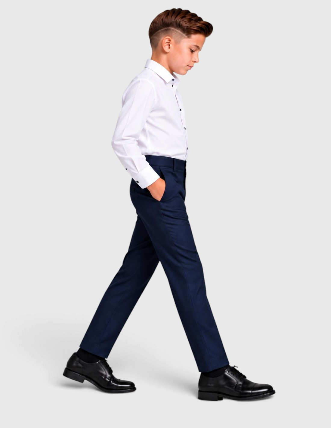 Pantalon de Costume Enfant Bleu Marine 2