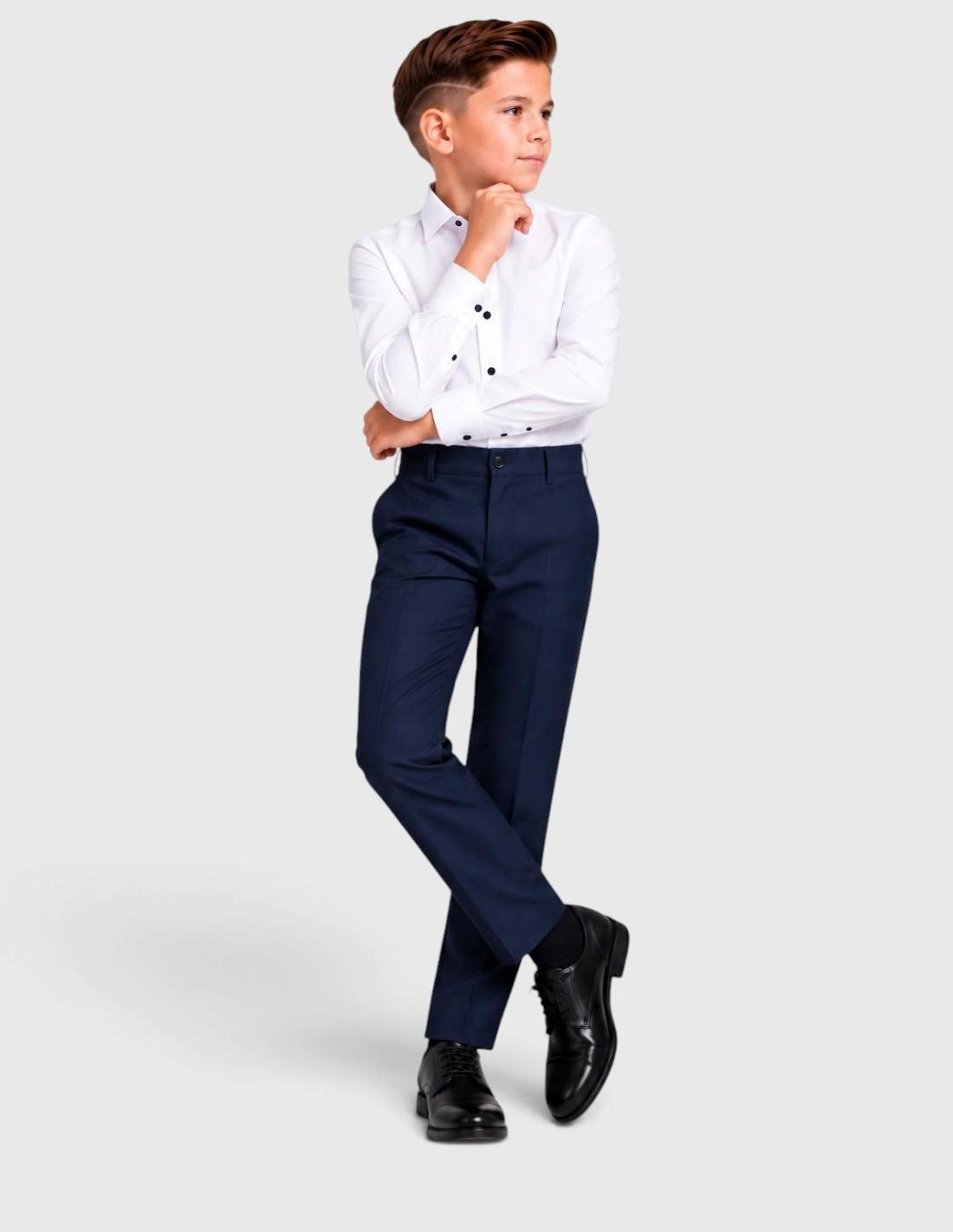 Pantalon de Costume Enfant Bleu Marine