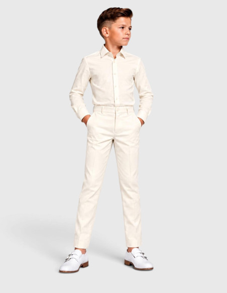 Pantalon de Costume Ivoire pour Enfant
