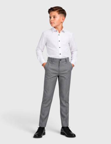 Pantalon de Costume pour Enfant de Cérémonie - Gris
