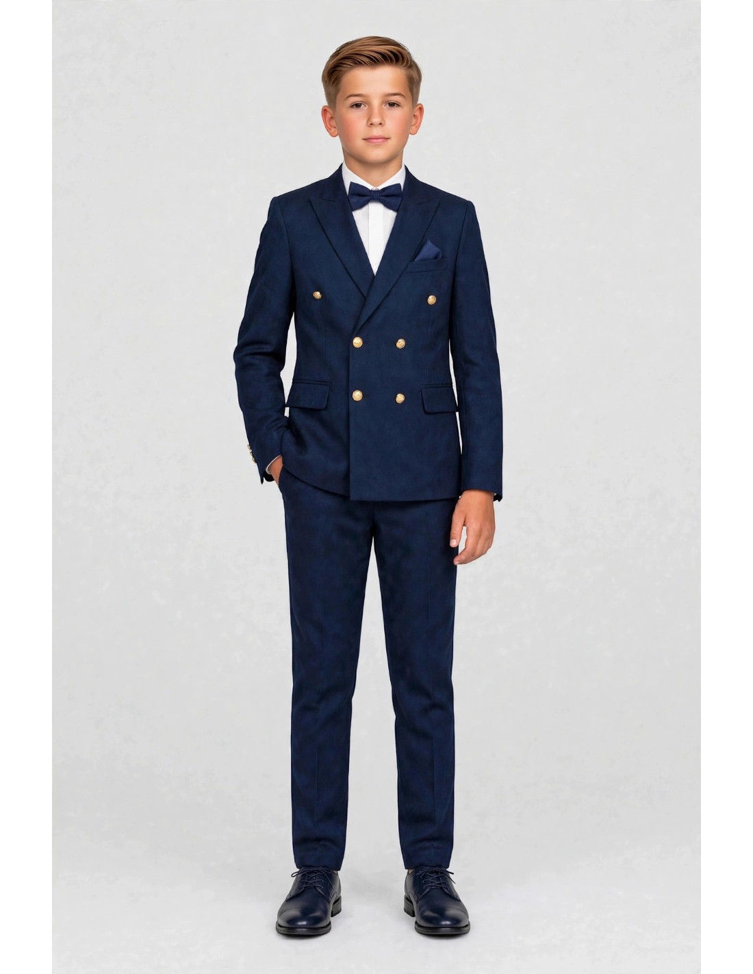 Costume enfant croisé avec bouton doré