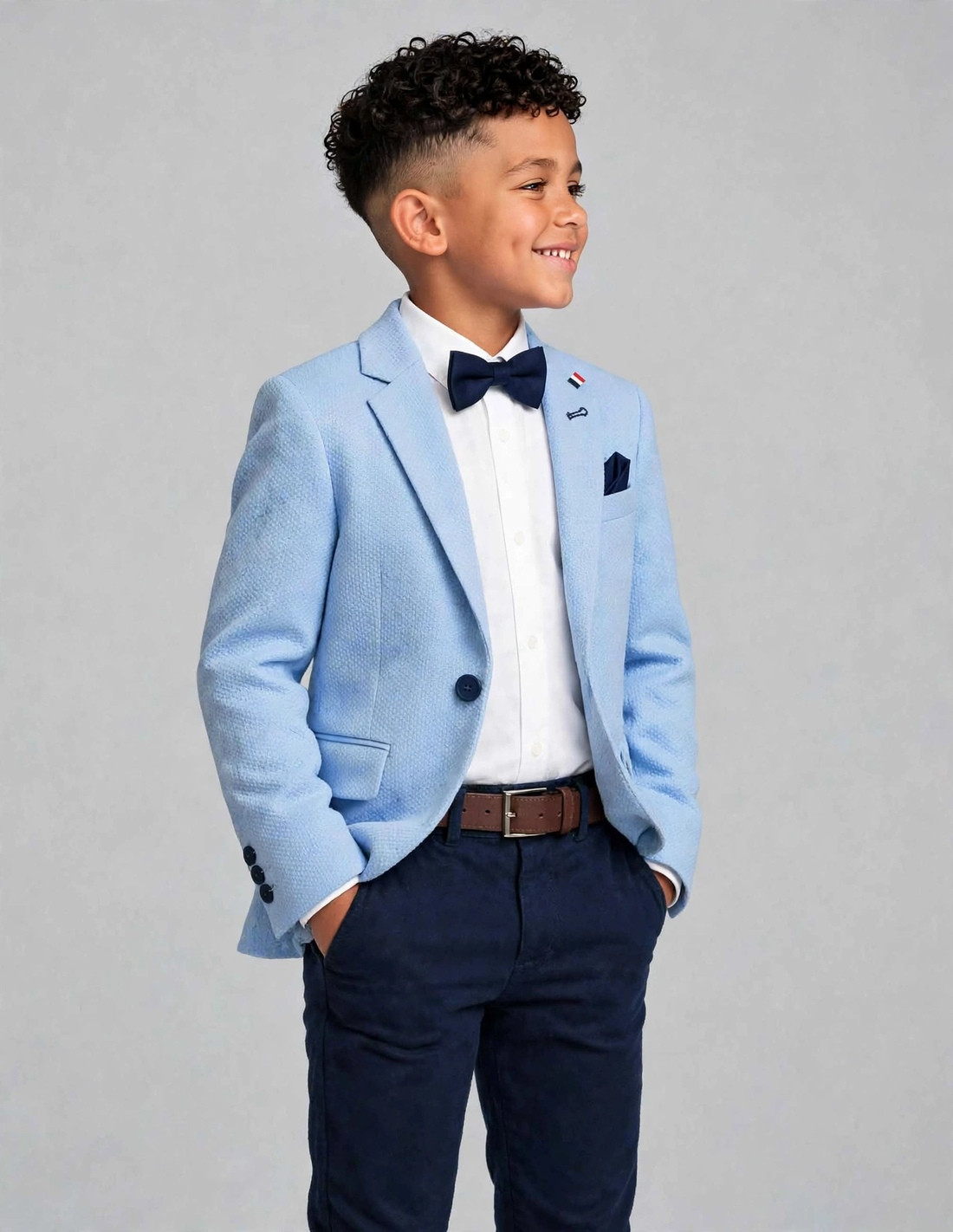 Veste garçon bleu
