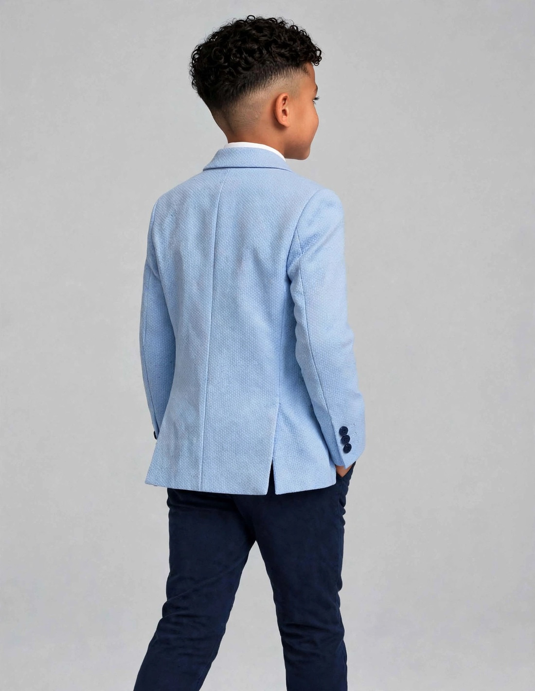 Veste garçon bleu 2