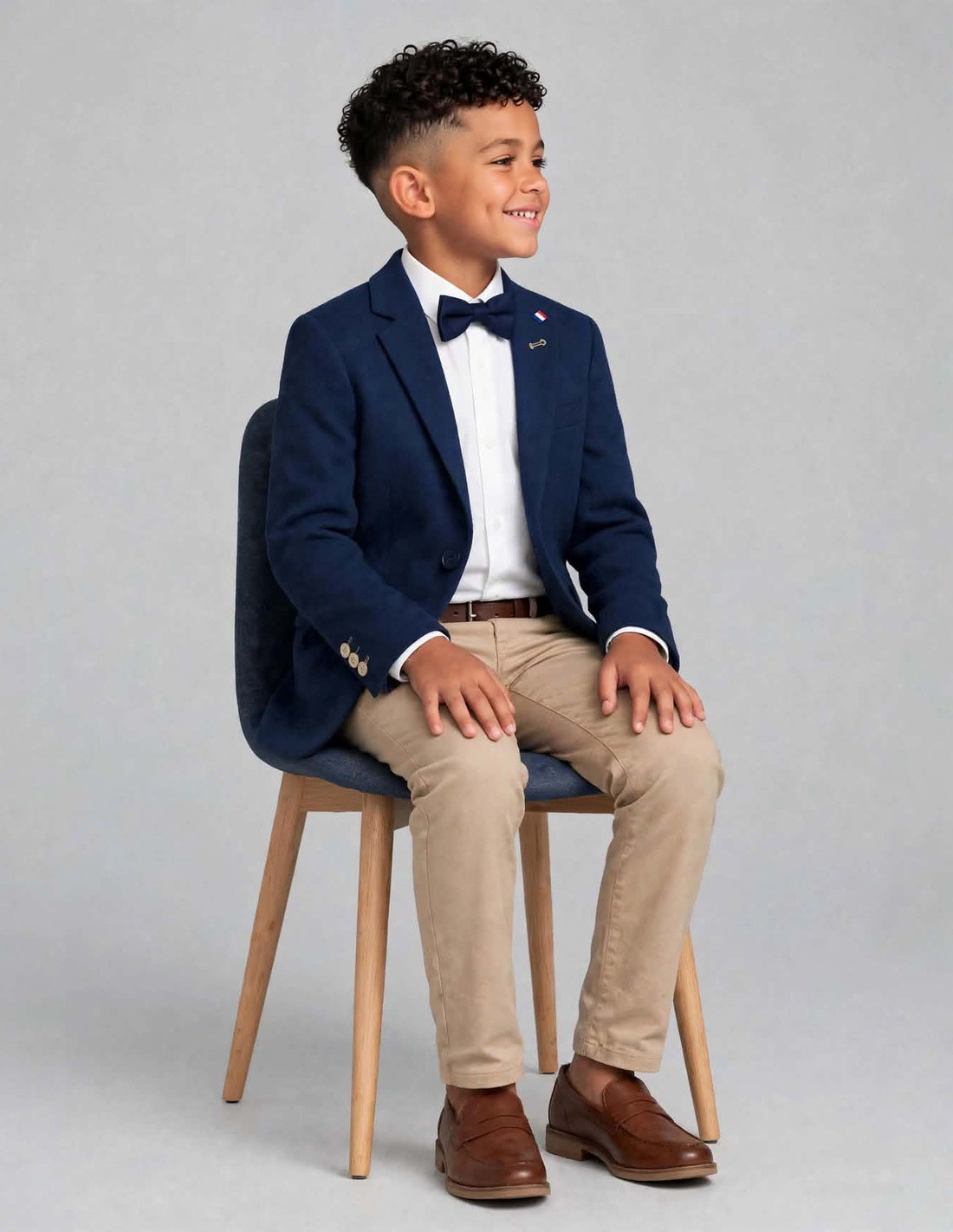 Veste de costume Enfant de Cérémonie Bleu 2