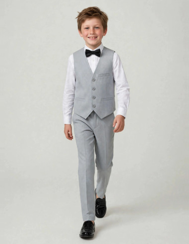 Tenue Cérémonie Enfant Gris