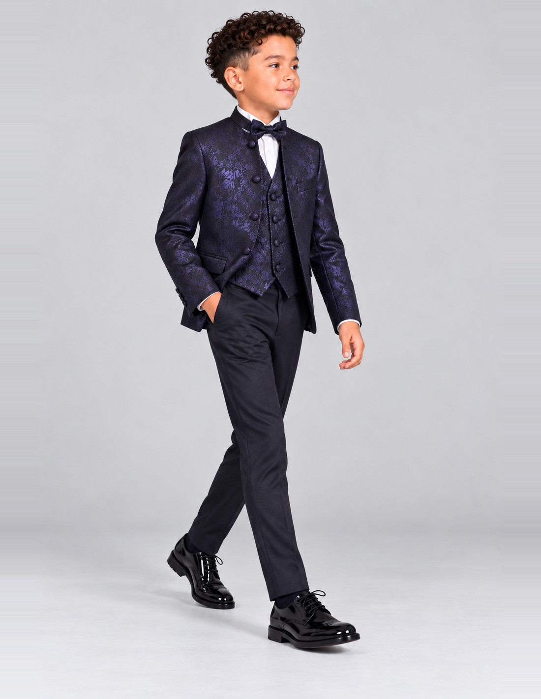 Costume enfant de cérémonie bleu marine - Charles 2