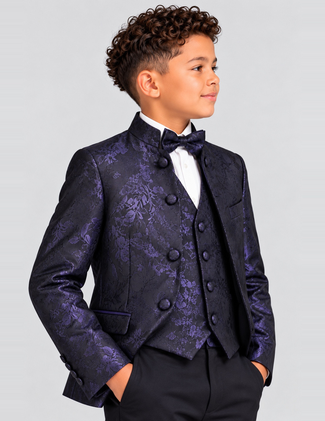 Costume enfant de cérémonie bleu marine - Charles