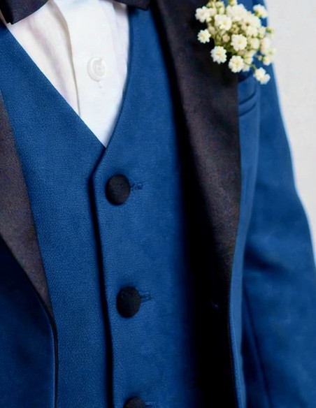 Costume Bébé de Cérémonie Bleu Indigo | Loic