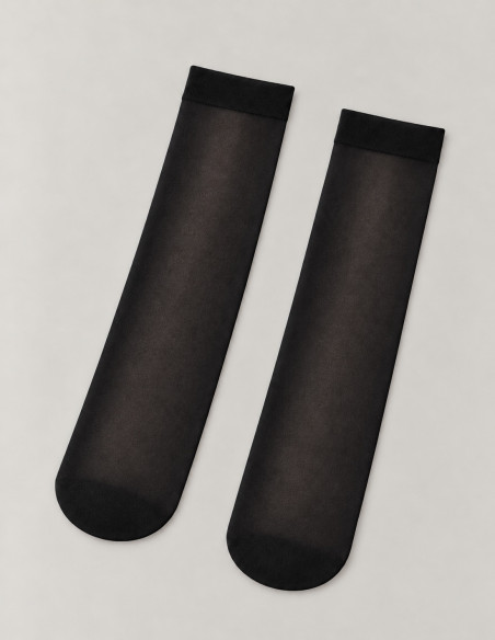 Chaussettes Fines pour Enfants - Noir