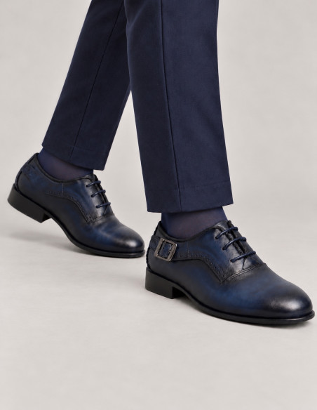 chaussettes garçon fines bleu marine