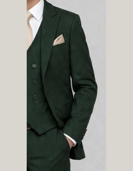 Costume Garçon Mariage Vert Foncé | Enzo