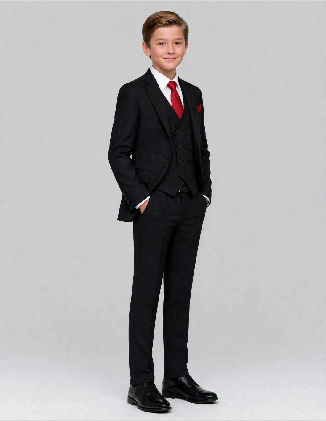 Costume cérémonie enfant noir enzo 2