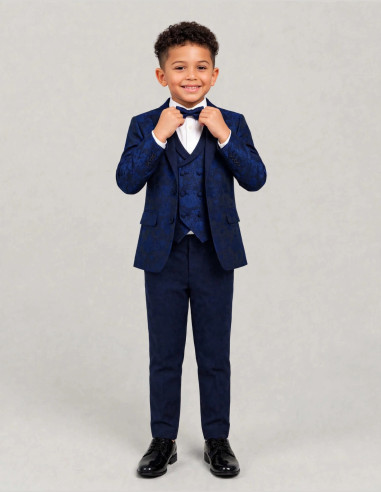 Costume cérémonie enfant bleu Lucas