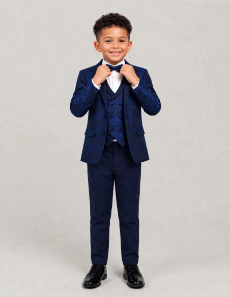 Costume cérémonie enfant bleu Lucas